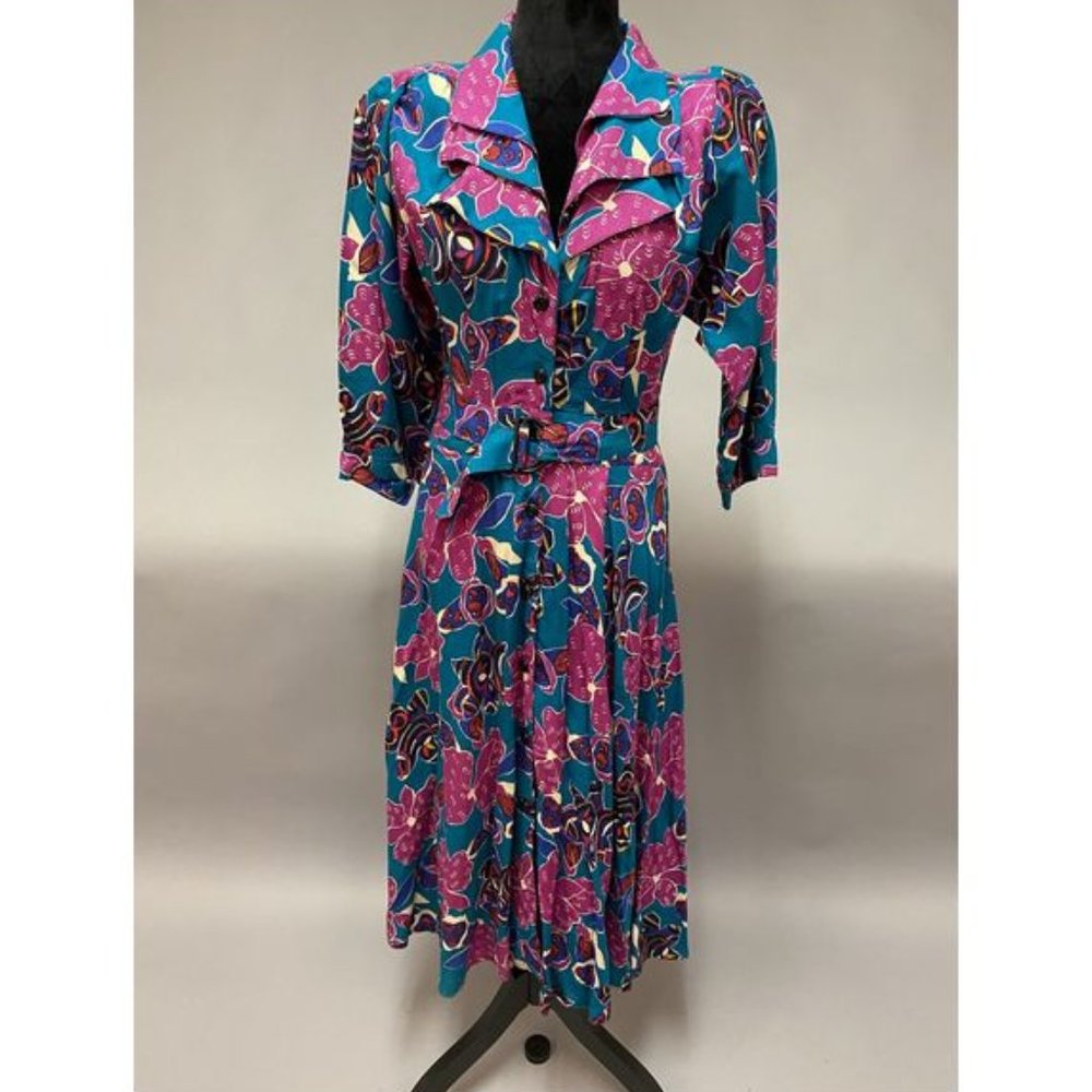 Sansage, floral dress, size 10